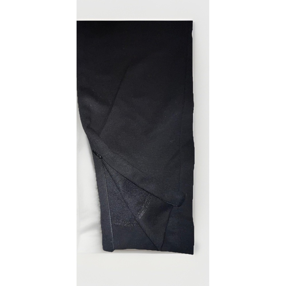 Giorgio Armani Black Dress Pants Trousers 10 US 46 IT M Zip Stretch - Picture 2 of 5